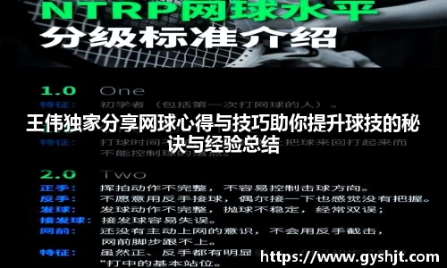 王伟独家分享网球心得与技巧助你提升球技的秘诀与经验总结